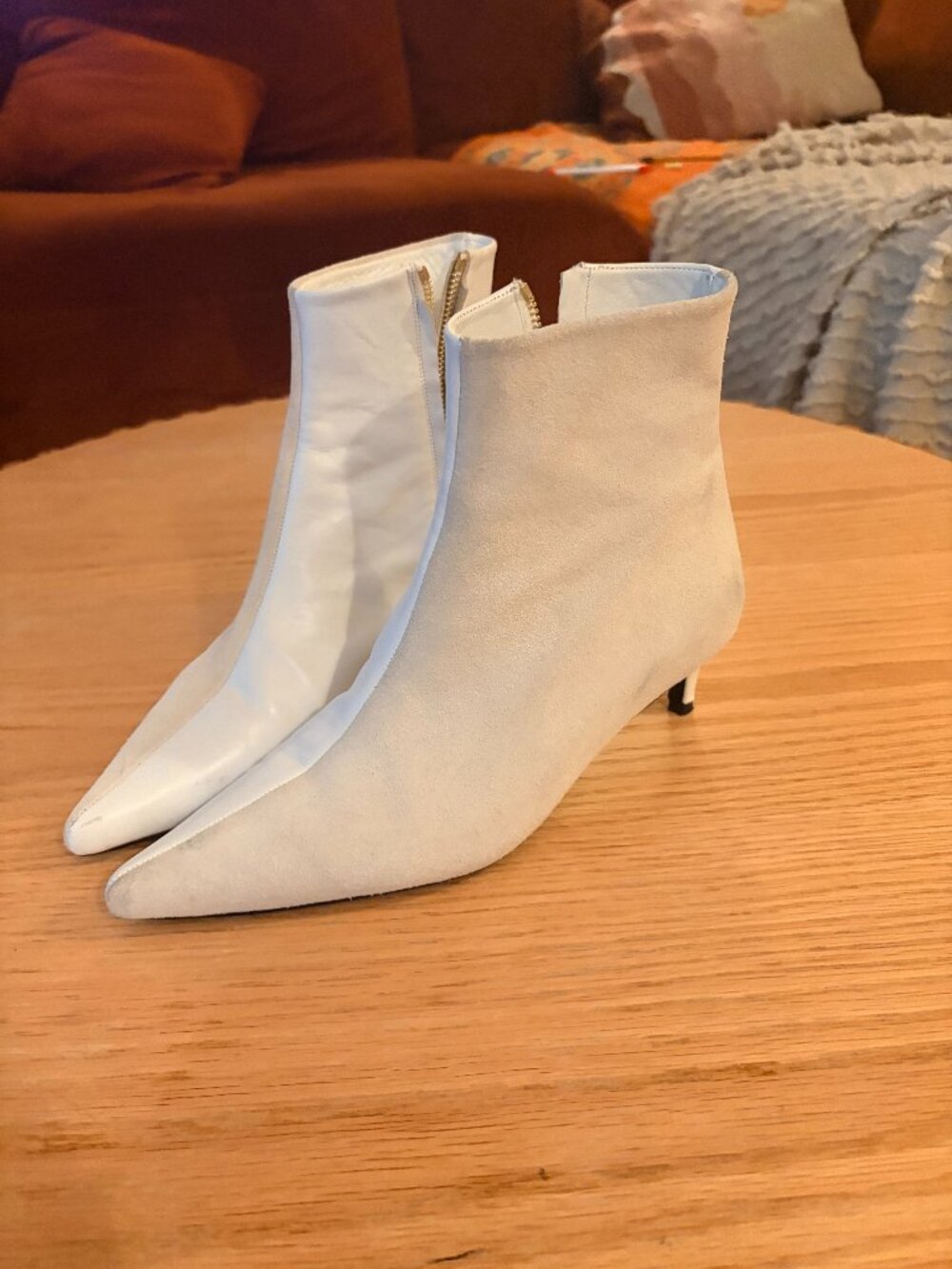 Anine Bing white booties - size 37
